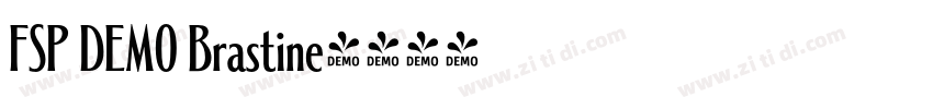FSP DEMO Brastine字体转换 FSP DEMO Brastine字体转换